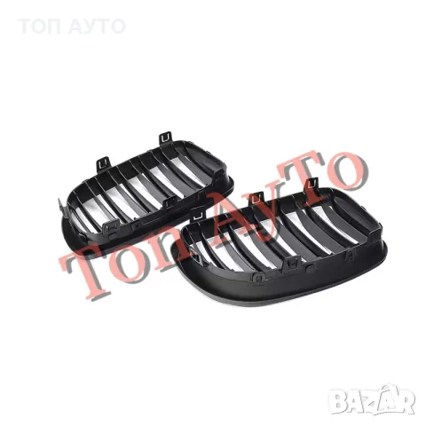Двойни бъбреци БМВ BMW E81 E87 E82 E88 2007–2011 Фейслифт Черен Гланц Комплект, снимка 4 - Аксесоари и консумативи - 55740412