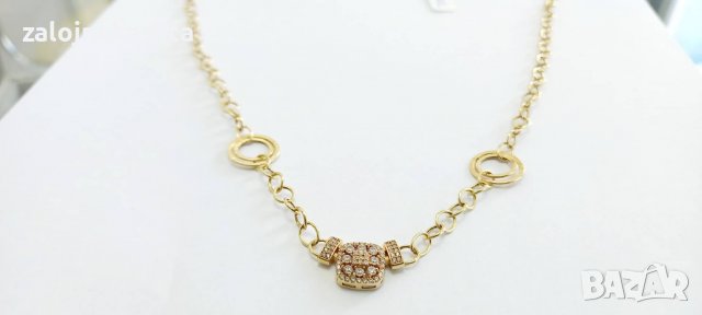 Ново Златно колие-6,20гр/14кр, снимка 2 - Колиета, медальони, синджири - 37607234