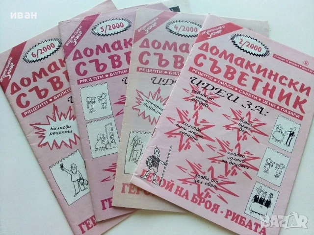Списания "Домакински съветник" 24бр.2000/2001/2002г., снимка 7 - Списания и комикси - 50724067