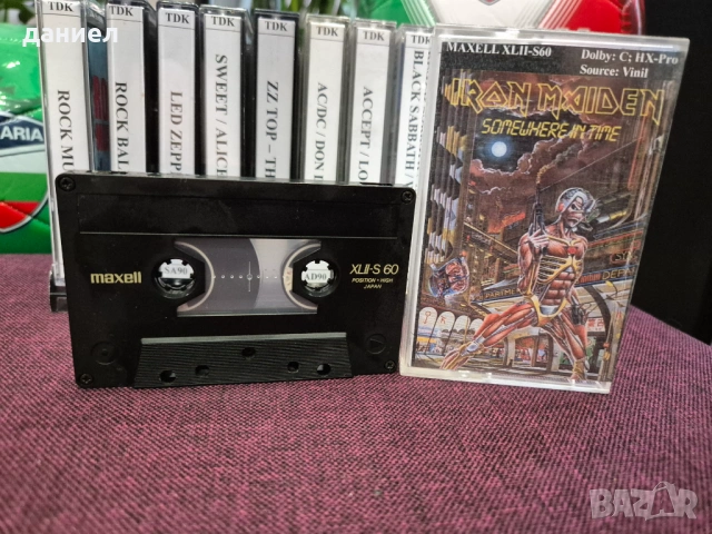 Хубави аудио касети TDK и MAXEL с готина рок музика + подарък, снимка 5 - Аудио касети - 54080518