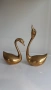 Бронзови статуетки на влюбени лебеди. , снимка 3