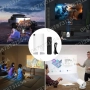 Видеопроектор с 10 000 Вградени Игри Безжичен Стрийминг до Платформи, снимка 12
