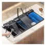 100см Модерна мултифункционална кухненска мивка с двоен водопад, снимка 10