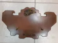 Дървена стойка за стена,за пистолет,нож,кама,кортик и др., снимка 1