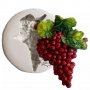 чепка грозде силиконов молд форма декор украса сладки фондан мъфини и шоколад, снимка 1 - Форми - 18636771