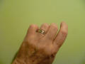 Сребърен пръстен - халка, снимка 4