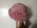 Дамска пухкава шапка в розов цвят, снимка 13