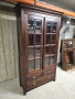 Библиотека витрина с кристални стъкла, снимка 5
