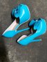 Абитуриентски официални лачени обувки на ток, снимка 1 - Дамски обувки на ток - 37034010