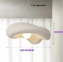 Висяща лампа полилей стил облак wabi sabi 60*50 см Е27, снимка 5