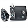 BMW Подаръчен Комплект Часовник, Портмоне И Ключодържател Код На Продукта:M-022, снимка 1 - Подаръци за мъже - 38094335