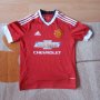 Оригинална Детска тениска Adidas climacool Manchester United раэмер 13-14 години , снимка 2