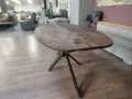Дървена трапезна маса от тъмно дърво, снимка 6