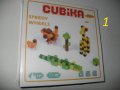 Cubika - 3 модела Цветни дървени кубчета строител за изграждане различни конструкции., снимка 3