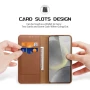 Samsung Galaxy S25 5G DUX DUCIS Wallet/ PU + TPU Кожен Калъф и Протектор, снимка 4