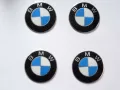 56мм БМВ алуминиеви стикери синьо бели, снимка 3