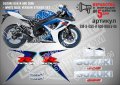 SUZUKI GSX-R 600 2006 - WHITE BLUE VERSION SM-S-GSX-R 600-WBLV-06