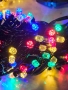 Коледни LED лампички, 100бр лампички/10 метра гирлянд., снимка 3