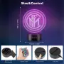 Лампа с дистанционно LED 3D футболна INTER MILANO AC Milano Juventus , снимка 2