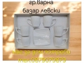 Сервиз за кафе 12 части бял ,различни форми, снимка 1