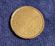 Монета от 20 евро цента 2003 година. , снимка 1