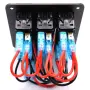 Панел за вграждане с 3 бутона + 2 USB + Запалка – NA584, снимка 5