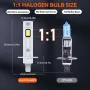 НОВ Модел 2025 G TECH LED Крушки H1 200W 300% за директен монтаж, снимка 2