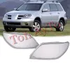 Капаци Стъкла Фарове Outlander Mitsubishi Митсубиши 2003 - 2006 Стъкла Фарове Капаци Комплект, снимка 2