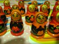 Мини Матрьошки ссср  от 70те г 8см!!! Редки!!!, снимка 2