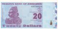 20 долара 2009, Зимбабве