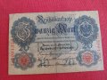 Райх банкнота  20 марки 1914г. Германия перфектна за колекция 28306, снимка 1 - Нумизматика и бонистика - 37152758
