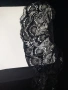 2XL Черни дамски чорапи с дантела , снимка 7