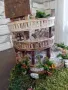 Къщата с цветята-ръчно изработена декорация., снимка 4