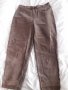 Дамски кафяв панталон рипсено кадифе, снимка 4