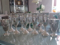 Сребърни 800 проба чаши-сребро, за вино, вода, или шампанско-вместимост 180- 250 мл., снимка 1 - Чаши - 44693999