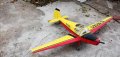 Голям ръчно изработен модел на самолет от дърво с двигател 180см., снимка 10