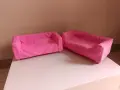 Розеви малки дивани за кукли , снимка 1
