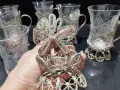 Стари руски стакани подстакани филигран, снимка 7