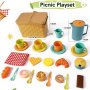 HERSITY Игрален комплект за деца за следобеден чай с кошница за пикник за десерт и постелка , снимка 6
