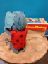 Стара японска механична играчка слон музикант., снимка 3