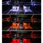 Интериорна RGB LED светлина с дистанционно и приложение, снимка 7