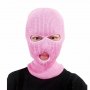 Зимна шапка маска - Pink Balaclava, снимка 3