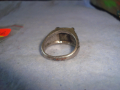 СТАР ПОСРЕБРЕН МЕДЕН СКЪПОЦЕНЕН АРТ ПРЪСТЕН с КОТЕШКО ОКО 66211, снимка 7