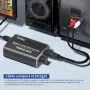 Fokky HS212-BK 192kHz/24-bit DAC Audio Converter – Optical/Coaxial към RCA и 3.5 мм, снимка 6