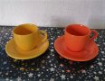 Чаши керамика за кафе, чай и капучино Румъния, снимка 2
