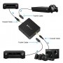 PORTTA 2-посочен адаптер за цифров аудио конвертор, SPDIF Toslink/коаксиален/оптичен,HDTV,Blu-ray