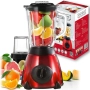 Кухненски блендер с мелница Royalty Line RL-SME-600.6. Червен/черен, снимка 5
