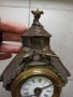 Много стар антикварен каминен часовник ,порцеланов циферблат ,нужна му е профилактика ,сверяването с, снимка 7