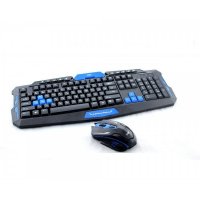 Геймърска клавиатура с мишка - безжичен комплект, снимка 1 - Клавиатури и мишки - 30917228