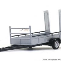 Auto Transporter trailer ремарке за кола - мащаб 1:43 на Cararama моделът е нов в кутия, снимка 1 - Колекции - 36642304